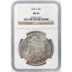 1902-S $1 Morgan Silver Dollar Coin NGC MS63