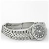 Image 9 : Rolex Mens Stainless Steel Black Diamond 36MM Datejust Wristwatch