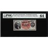 Image 1 : 1863 25 Cent Fourth Issue Fractional Currency Note Fr.1302 PMG Choice Uncirculated 64