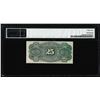 Image 2 : 1863 25 Cent Fourth Issue Fractional Currency Note Fr.1302 PMG Choice Uncirculated 64