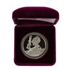 Image 1 : 1987 Rarities Mint Disney Dopey 1oz Silver Proof Coin w/Box & COA