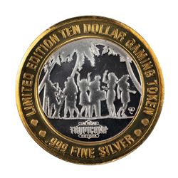 .999 Fine Silver Tropicana Las Vegas, Nevada $10 Limited Edition Gaming Token