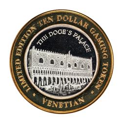 .999 Silver The Venetian Las Vegas, NV $10 Casino Limited Edition Gaming Token