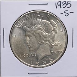 1935-S $1 Peace Silver Dollar Coin