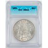 Image 1 : 1891 $1 Morgan Silver Dollar Coin ICG MS64