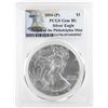Image 1 : 2016-P $1 American Silver Eagle Coin PCGS Gem BU Struck at the Philadelphia Mint