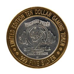 .999 Silver Whiskey Petes Casino Jean, Nevada $10 Limited Edition Gaming Token