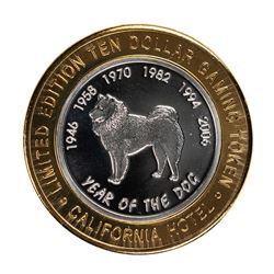 .999 Fine Silver Sam Boyd's California Casino $10 Limited Edition Gaming Token