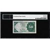 Image 2 : 1863 50 Cent 4th Issue Fractional Currency Note Fr.1379 PMG Choice Uncirculated 63EPQ