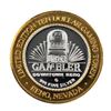 Image 2 : .999 Silver Gambler Reno, Nevada $10 Casino Limited Edition Gaming Token