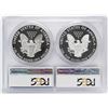 Image 2 : 1986-S & 2016-W $1 Proof American Silver Eagle Coin Set PCGS PR69DCAM