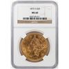 Image 1 : 1875-S $20 Liberty Head Double Eagle Gold Coin NGC MS60