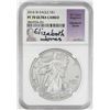 Image 1 : 2014-W $1 Proof American Silver Eagle Coin NGC PF70 Ultra Cameo Jones Signature