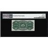 Image 2 : 1863 25 Cent 4th Issue Fractional Currency Note Fr.1302 PMG Choice Uncirculated 66EPQ