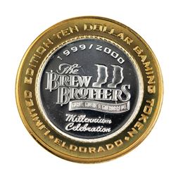 .999 Fine Silver Eldorado Reno, Nevada $10 Limited Edition Gaming Token