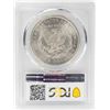 Image 2 : 1890 $1 Morgan Silver Dollar Coin PCGS MS63