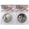 Image 1 : 2018-P Proof $1 WWI Centennial Coin & Army Medal Set ANACS PR70 DCAM First Release