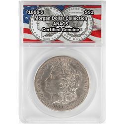 1888-S $1 Morgan Silver Dollar Coin ANACS Certified Genuine