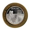 Image 1 : .999 Silver Fly RNO Reno Tahoe $10 Casino Limited Edition Gaming Token