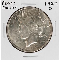 1927-D $1 Peace Silver Dollar Coin