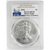 Image 1 : 2016 $1 American Silver Eagle Coin PCGS MS70