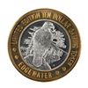 Image 1 : .999 Silver Edgewater Hotel & Casino Laughlin, NV $10 Limited Edition Gaming Token