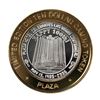 Image 1 : .999 Silver Plaza Las Vegas, NV $10 Casino Limited Edition Gaming Token