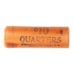 Original Bank Roll of (40) Brilliant Uncirculated 1964 Washington Quarter Coins