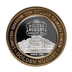 .999 Silver Golden Nugget Las Vegas $10 Casino Limited Edition Gaming Token