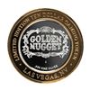 Image 2 : .999 Silver Golden Nugget Las Vegas $10 Casino Limited Edition Gaming Token