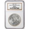 Image 1 : 1881-S $1 Morgan Silver Dollar Coin NGC MS64 Great Falls Collection