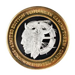 .999 Silver Sundowner Hotel Casino Reno, NV $10 Casino Limited Edition Gaming Token