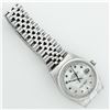 Image 7 : Rolex Mens Stainless Steel Mother Of Pearl Diamond & Ruby Datejust Wristwatch