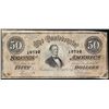 Image 1 : 1864 $50 Confederate States of America Note