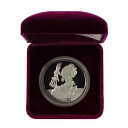1987 Rarities Mint Disney Dopey 1oz Silver Proof Coin w/Box & COA