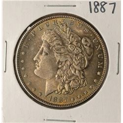 1887 $1 Morgan Silver Dollar Coin Nice Toning