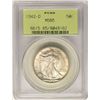 Image 1 : 1942-D Walking Liberty Half Dollar Coin PCGS MS65 Old Green Holder