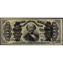 March 3, 1863 Fifty Cents Third Issue Spinner Fractional Currency Note