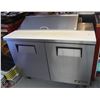 Image 1 : LOCATION #1. TRUE 4' STAINLESS STEEL 2 DOOR PREP STATION