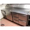 Image 2 : LOCATION #1. STAINLESS STEEL PREP COOLER W/ 6 INSERT DRAWERS
