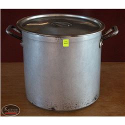 LOCATION #1. 20 LITER ALUMINUM STOCK POT W/ LID