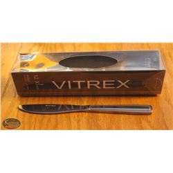LOCATION #1. PKG OF 12 NEW VITREX FILLET COLLECTION STAINLESS