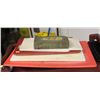 Image 1 : LOCATION #1. LOT OF 4 ASSORTED CUTTING BOARDS W/ WET STONE