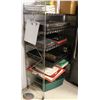 Image 1 : LOCATION #1. 5 TIER CHROME WIRE STORAGE RACK 48"X18"X63.5"