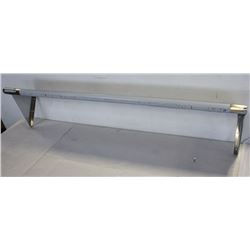 LOCATION #3. WALL MOUNT SHELF 16"X96" S/S