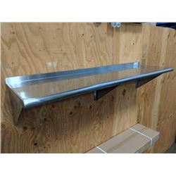 LOCATION #3. JOHNSON ROSE 16" X 60" STAINLESS STEEL WALL SHELF