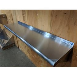 LOCATION #3. JOHNSON ROSE 12" X 48" STAINLESS STEEL WALL SHELF