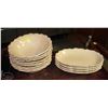Image 1 : LOCATION #1. STACK OF 9 SERVING BOWLS W/ 4 SERVING PLATTERS