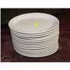 Image 1 : LOCATION #1. LOT OF 15 - 9.75" OVAL PORCELAIN SERVING PLATES