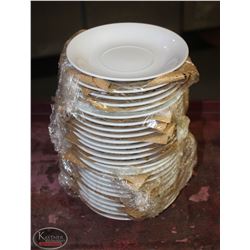LOCATION #1. LOT OF 25 - 6" PORCELAIN SAUCERS